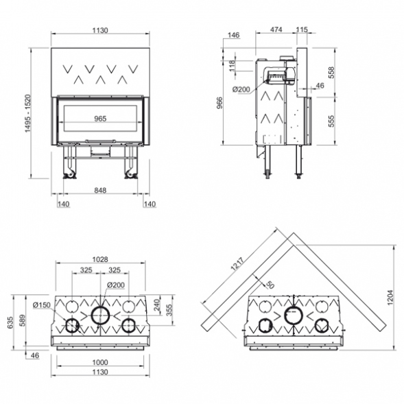 Monoblocco 1000 Flat Cristal