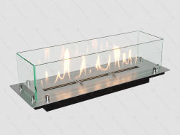 Встроенный биокамин Lux Fire Модуль 600 (2020)