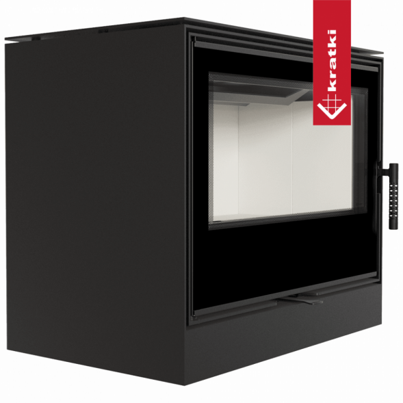 Печь Kratki PRO KARI 80 (Белая футеровка, с доводчиком)