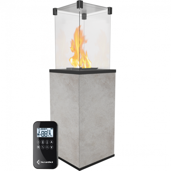 PATIO/G31/37MBAR/Q/O/G, OXIDE GRIGIO, с пультом ДУ