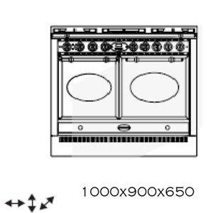 Печь варочная Elegance 101GE - J.Corradi