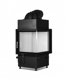 Каминная топка Hoxter ECKA 51/51/51R Правосторонняя с внешним теплоаккумулятором