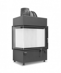 Каминная топка Hoxter ECKA 67/45/51L Левосторонняя с чугунным дымосборником