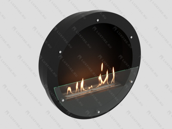 Настенный биокамин Lux Fire &amp;quot;Иллюзион 800 Н&amp;quot; S (черный)