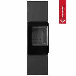 Печь Kratki PRO REN/M/L (Чёрная футеровка, с доводчиком)