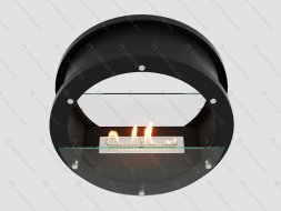 Встроенный сквозной биокамин Lux Fire "Иллюзион 500" XS